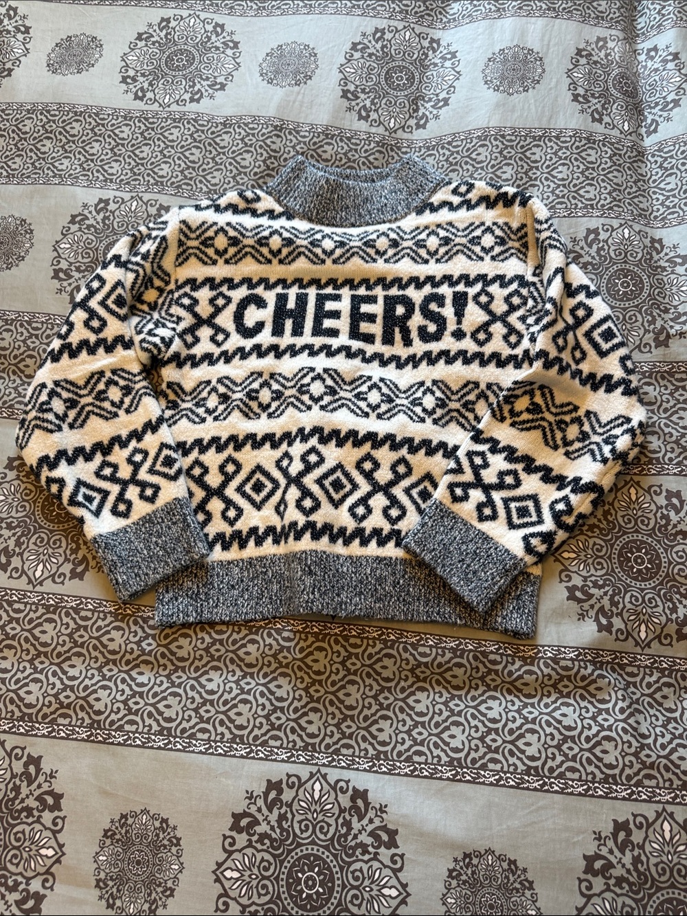 A New Day CHEERS sweater size extra small